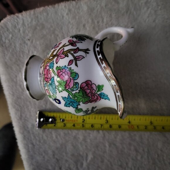 Coalport bone China Indian Tree Creamer Rare find GUC SEE PICTURES "BIN H" - Picture 9 of 9